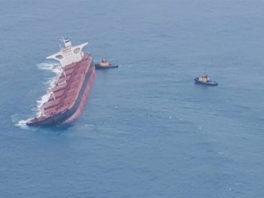 Ibama detecta mancha de óleo que vazou do navio de minérios da Vale