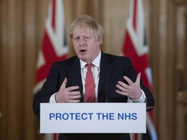 Primeiro-ministro britânico confirma que está com coronavírus