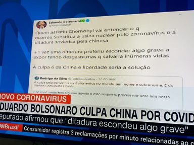 Bancada do PCdoB repudia ataque de Eduardo Bolsonaro à China