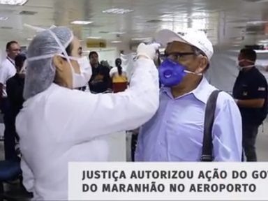 Maranhão testa passageiros nos aeroportos contra o corona