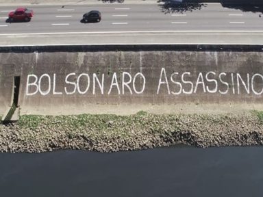 São Paulo amanhece pichada com “Bolsonaro Assassino”