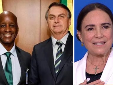 Com apoio de Bolsonaro, capitão do mato faz ataque contra Regina Duarte