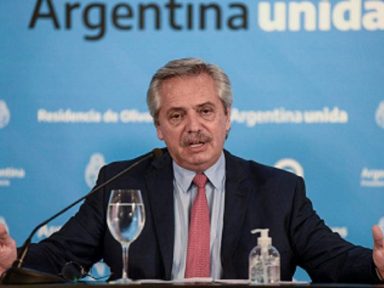 Presidente argentino anuncia prorrogação da quarentena