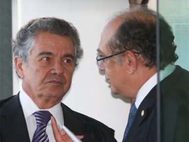 Ministros Marco Aurélio Mello e Gilmar Mendes repudiam o golpismo
