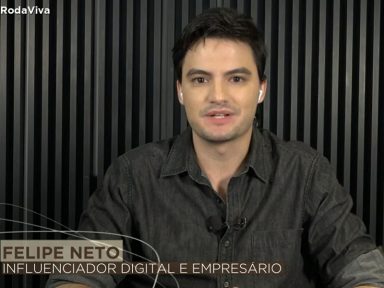 Felipe Neto defende frente ampla contra Bolsonaro e bomba audiência do Roda Viva
