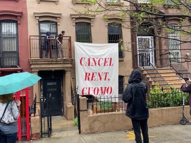 1º de Maio em NY: inquilinos desempregados exigem cancelamento dos aluguéis na pandemia