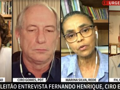 Para FHC, Ciro e Marina, só uma frente democrática para salvar o Brasil