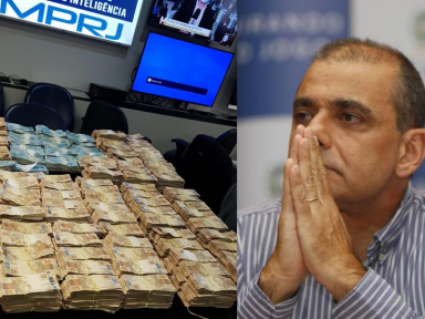 MP-RJ encontra R$ 8,5 milhões na casa de ex-secretário de Witzel