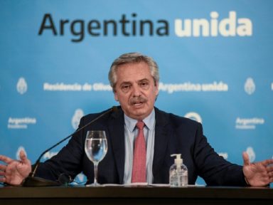 Argentina prorroga medidas preventivas contra a Covid-19