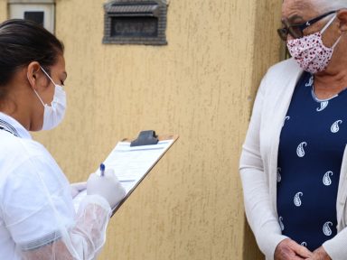 Aparecida de Goiânia realiza testagem domiciliar para rastrear casos de Covid-19