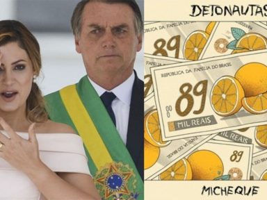 “Micheque” – Música dos Detonautas questiona depósitos de Queiroz para primeira-dama