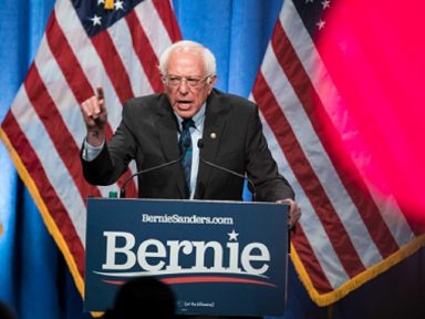 Para Sanders, trabalhadores devem apoiar Biden contra “salário de fome” de Trump