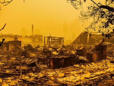 Incêndios florestais assolam a costa oeste dos EUA e mortos já passam de 26