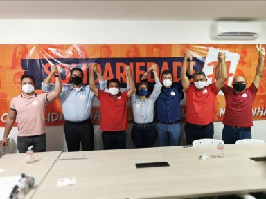 Em São Luís, Rubens Jr. agradece apoio do Solidariedade à sua candidatura