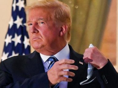 De volta à Casa Branca, Trump quer que sigam sua irresponsabilidade frente à Covid