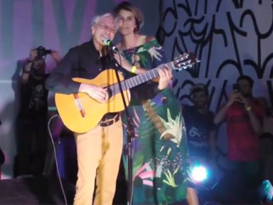 Apoio de Caetano a Manuela  não se calará
