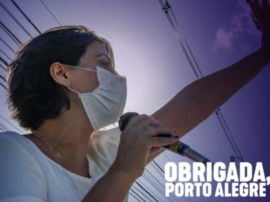 Manuela agradece os 300.075 votos recebidos: “Seguiremos na luta por uma Porto Alegre mais justa”