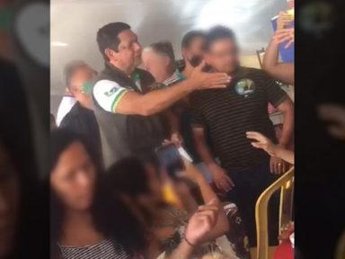 Candidato bolsonarista é expulso de mercado por comerciantes em Belém