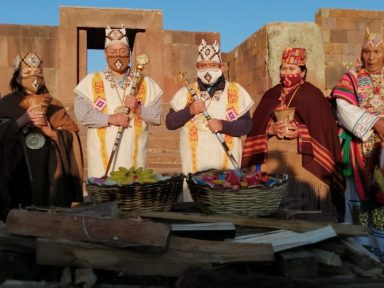 Bolívia: Arce e Choquehuanca tomam posse simbólica em cerimônia ancestral