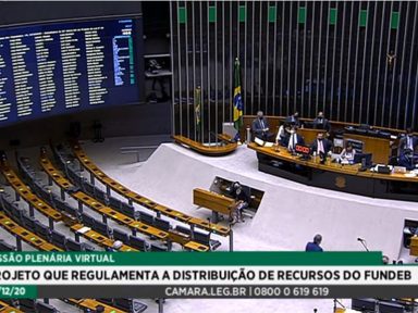 Câmara aprova regulamentação e garante verba do Fundeb para a escola pública