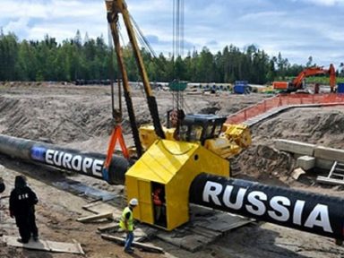 Rússia condena sanções ilegais dos EUA a gasoduto Nord Stream 2