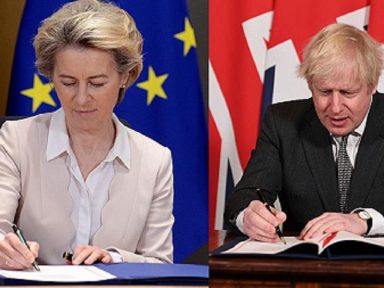 Reino Unido e europeus chegam a acordo para  Brexit após tensa jornada