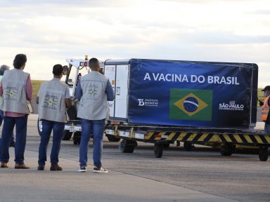 Lote com 5,5 milhões da CoronaVac é recebido pelo Butantan e Anvisa em SP