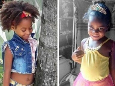 Protestos pedem por justiça após morte de meninas por tiro de fuzil no Rio de Janeiro