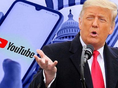 YouTube suspende o canal de Trump