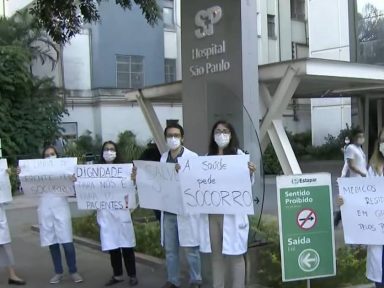 Residentes do Hospital São Paulo entram em greve contra falta de insumos básicos