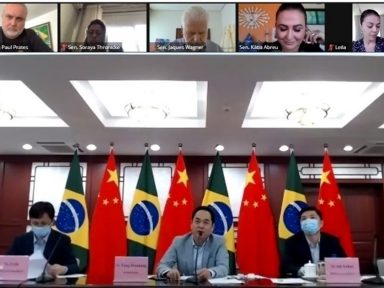 Senadores se reúnem com embaixador da China para acelerar vacinação no Brasil