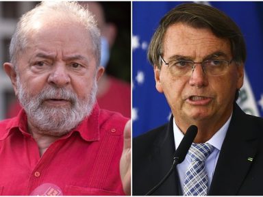Ipespe: Lula segue 12 pontos à frente com 44%; Bolsonaro em segundo, 32%