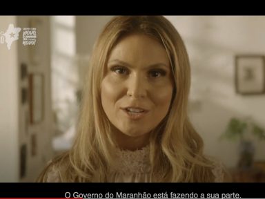 Estrela da música Gospel, Aline Barros grava para Campanha do Maranhão de Combate à Pandemia