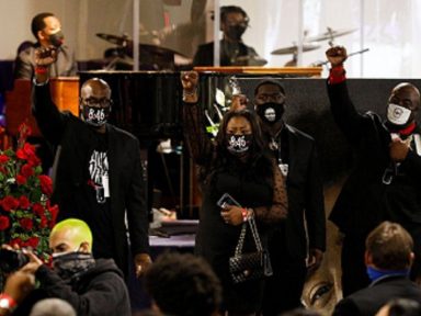Líderes de direitos civis e família Floyd exigem “justiça” no funeral de Wright