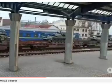 Fake news da CNN mostra trem com tanques ucranianos como se fossem ‘russos’