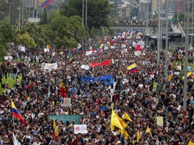 Marcha Patriótica: “Colômbia de pé contra a política de extermínio de Duque”