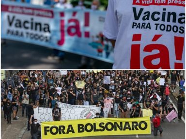 Movimentos sociais fazem atos neste sábado contra Bolsonaro