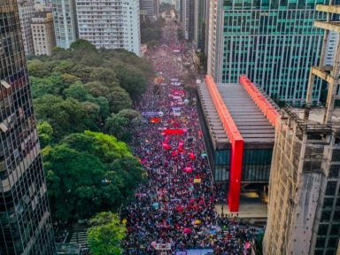 Mais de 400 cidades confirmam protestos contra Bolsonaro neste sábado, dia 19