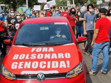 PF diz que professor preso por faixa ‘Fora Bolsonaro Genocida’ não descumpriu Lei de Segurança Nacional