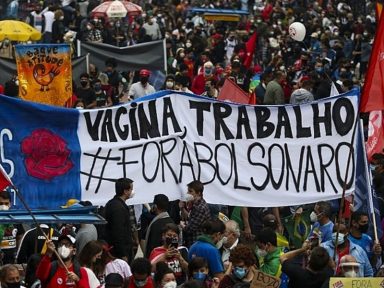 Frente Brasil Popular considera positiva vinda da direita democrática aos atos Fora Bolsonaro