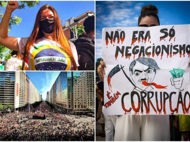 Manifestações neste sábado em capitais pedem impeachment de Bolsonaro