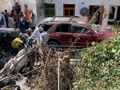 Carro destruído por drone dos EUA era de família afegã e não do ISIS-K, dizem Al Jazeera e BBC