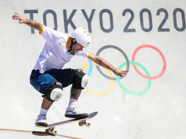 Pedro Barros garante a prata para o Brasil no skate de Tóquio