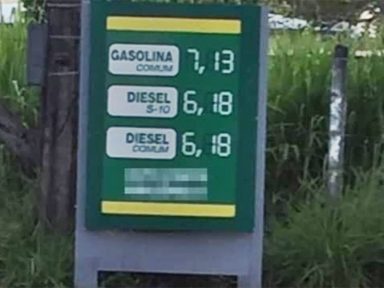 Gasolina já passa de R$ 7 em diversos locais