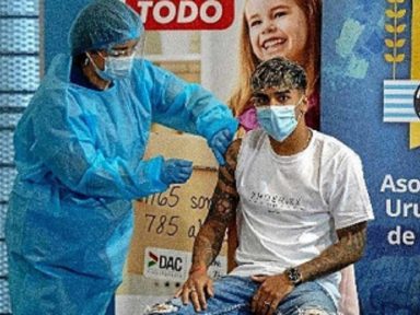 Cobertura vacinal no Uruguai: país registra dia sem nenhum óbito por Covid
