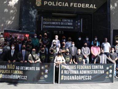 Policiais federais e civis convocam servidores para ato contra reforma administrativa