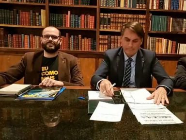 Secretário da Pesca de Bolsonaro faz pregação golpista e pró-ditadura
