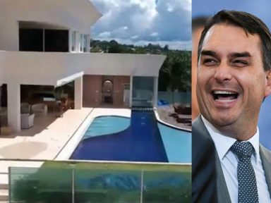 Dono de mansão de R$ 6 milhões, Flávio Bolsonaro diz que R$ 400 é suficiente para o pobre