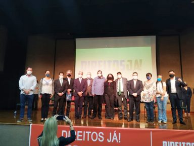 Ex-ministros, artistas e intelectuais defendem Fora Bolsonaro em evento do Direitos Já!
