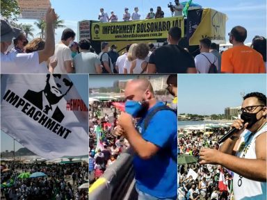 Entidades e partidos no Rio defendem Fora Bolsonaro